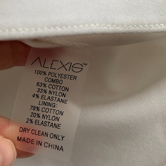 Alexis White Cropped Lace Inset Shirt, size Small. - Picture 11 of 14